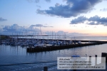 Sonnenaufgang über dem Hafen von Wyk auf Föhr